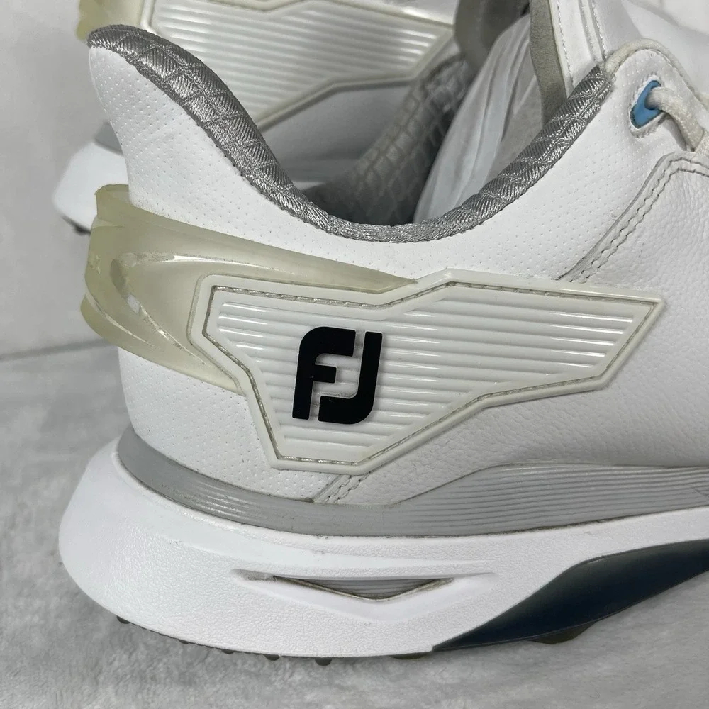 FootJoy Pro SLX Golf Shoes Mens 11 White Leather Spikeless Ortholight 56912
